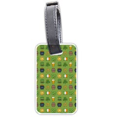 St Patricks Day Pattern Luggage Tags (one Side)  by Valentinaart