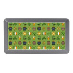 St Patricks Day Pattern Memory Card Reader (mini) by Valentinaart