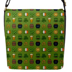 St Patricks Day Pattern Flap Closure Messenger Bag (s) by Valentinaart