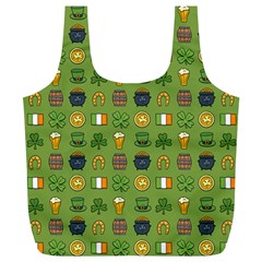 St Patricks Day Pattern Full Print Recycle Bag (xl) by Valentinaart