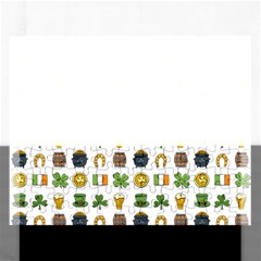 St Patricks Day Pattern Rectangular Jigsaw Puzzl by Valentinaart