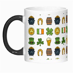 St Patricks Day Pattern Morph Mugs by Valentinaart