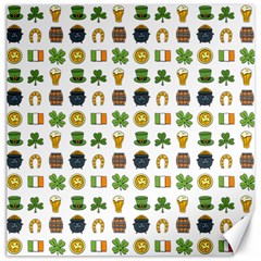 St Patricks Day Pattern Canvas 16  X 16  by Valentinaart