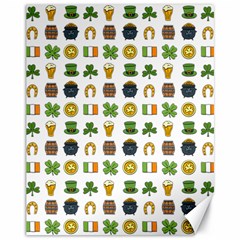 St Patricks Day Pattern Canvas 11  X 14  by Valentinaart