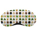 St Patricks day pattern Sleeping Masks Front