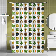 St Patricks Day Pattern Shower Curtain 48  X 72  (small)  by Valentinaart