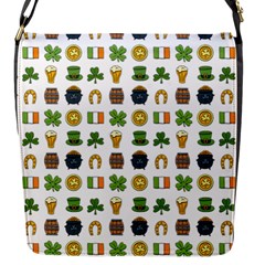 St Patricks Day Pattern Flap Closure Messenger Bag (s) by Valentinaart