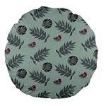 Tropical Pattern Large 18  Premium Flano Round Cushions Front