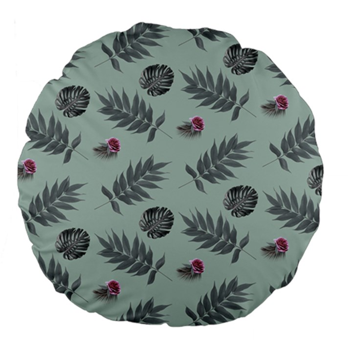 Tropical Pattern Large 18  Premium Flano Round Cushions