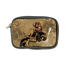 Funny Cute Mouse On A Motorcycle Coin Purse