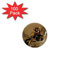 Funny Cute Mouse On A Motorcycle 1  Mini Buttons (100 pack) 