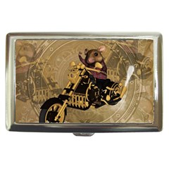 Funny Cute Mouse On A Motorcycle Cigarette Money Case