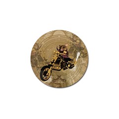 Funny Cute Mouse On A Motorcycle Golf Ball Marker (10 pack)