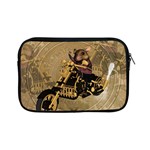 Funny Cute Mouse On A Motorcycle Apple iPad Mini Zipper Cases Front