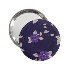 Purple flowers 2.25  Handbag Mirrors