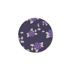 Purple flowers Golf Ball Marker (4 pack)