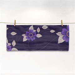 Purple flowers Hand Towel