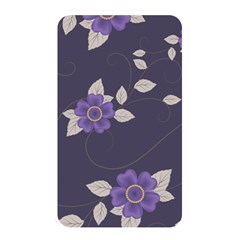 Purple flowers Memory Card Reader (Rectangular)