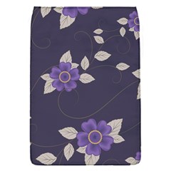 Purple flowers Removable Flap Cover (S)