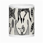 African Senufo Korhogo Tribal Ethnic Art Elements Vector Morph Mugs Center