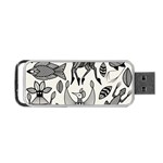 African Senufo Korhogo Tribal Ethnic Art  Portable USB Flash (One Side) Front