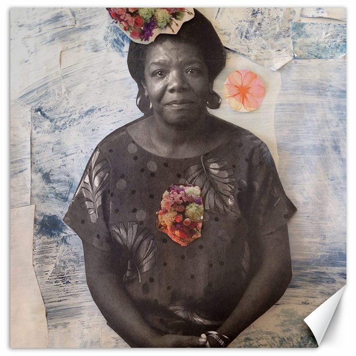 Maya Angelou Canvas 12  x 12 