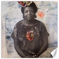 Maya Angelou Canvas 16  X 16  by itshanapa