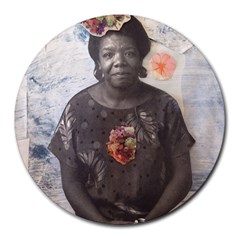 Maya Angelou Round Mousepads by itshanapa