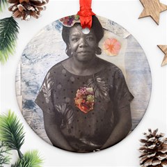 Maya Angelou Ornament (round) by itshanapa