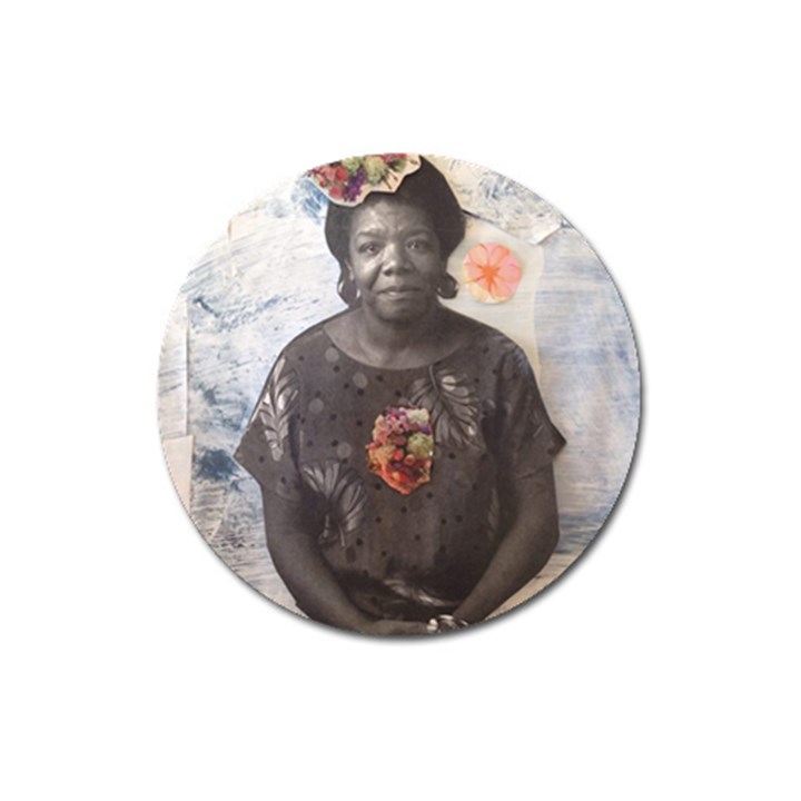 Maya Angelou Magnet 3  (Round)