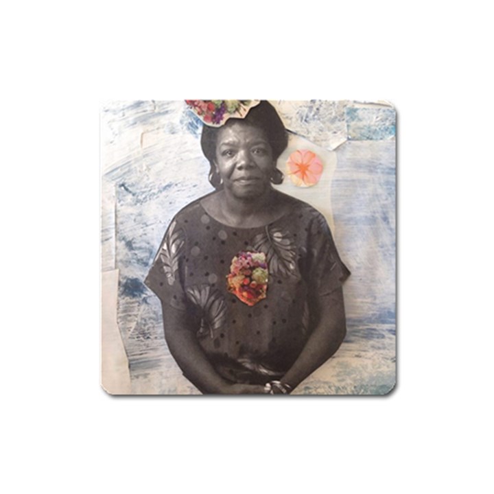 Maya Angelou Square Magnet