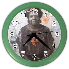 Maya Angelou Color Wall Clock by itshanapa