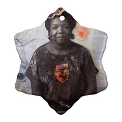 Maya Angelou Snowflake Ornament (two Sides) by itshanapa