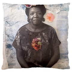 Maya Angelou Large Cushion Case (two Sides) by itshanapa