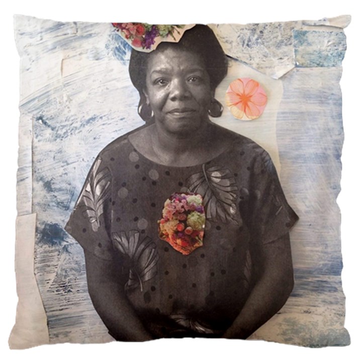 Maya Angelou Standard Flano Cushion Case (Two Sides)