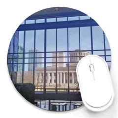 Ohio Statehouse Round Mousepads by Riverwoman