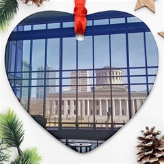 Ohio Statehouse Ornament (heart) by Riverwoman