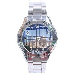 Ohio Statehouse Stainless Steel Analogue Watch by Riverwoman