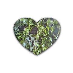 Living Wall Rubber Coaster (heart)  by Riverwoman