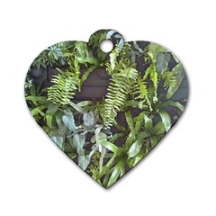 Living Wall Dog Tag Heart (one Side) by Riverwoman