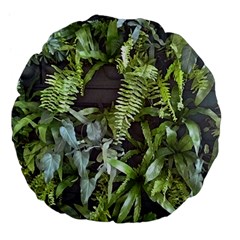 Living Wall Large 18  Premium Flano Round Cushions by Riverwoman