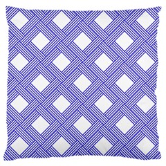 Textile Cross Seamless Pattern Large Cushion Case (two Sides) by Pakrebo