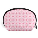 Traditional Patterns Pink Octagon Accessory Pouch (Large) Front