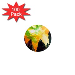 Forest Trees Nature Wood Green 1  Mini Magnets (100 Pack)  by Pakrebo