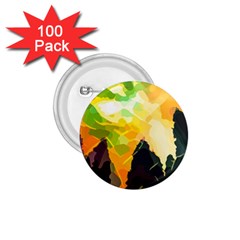 Forest Trees Nature Wood Green 1.75  Buttons (100 pack) 