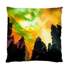 Forest Trees Nature Wood Green Standard Cushion Case (Two Sides)