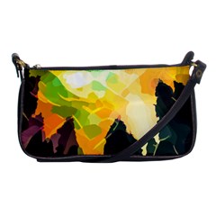 Forest Trees Nature Wood Green Shoulder Clutch Bag