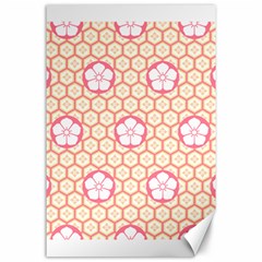 Floral Design Seamless Wallpaper Canvas 24  X 36  by Pakrebo