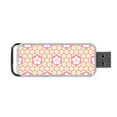 Floral Design Seamless Wallpaper Portable Usb Flash (one Side) by Pakrebo