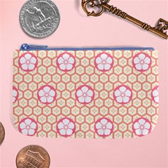 Floral Design Seamless Wallpaper Large Coin Purse by Pakrebo